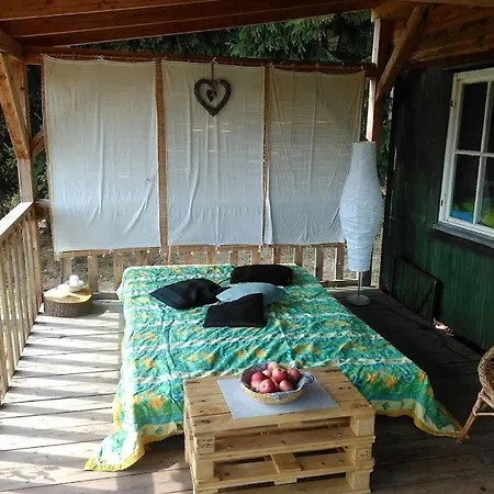 Lüks kamp alanı Maringotka Ticha Dvůr Králové nad Labem